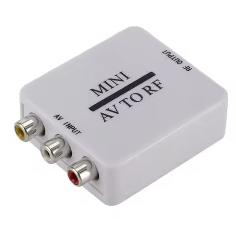 AV To RF RCA AV To RF Converter TV Switcher Video Converter AV To RF Amplifier with RF Line 67.25 Mh