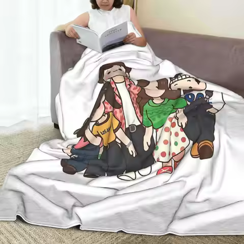 Twenty Five Twenty One 2521 kdrama Fanart Blankets Warm Flannel Sofa Throw Blanket for Couch Bedding