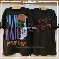 Metallica &amp; Guns N' Roses North American Tour T-shirt (microfiber T-shirt) Outdoor T-shirt Band/cartoon Shirt (ready Stock)