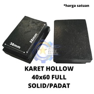 HOLLOW RUBBER FOOT 4x6 FULL SOLID/ RUBBER FOOT FOOT FOOT RUBBER TABLE FOOT MAT/ CHAIR