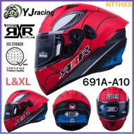 RXR 691A-A10 Full Face Helmet With ICC (BPS) Sizes Large (59-60cm) XL (62-64cm)