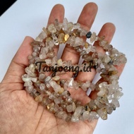 Manik Batu Kerikil Batu Alam Kerikil Pecah Bahan Membuat kerajinan tangan DIy Gelang dan kalung