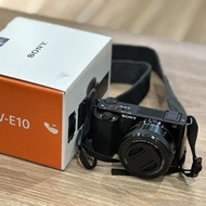 Sony ZV E10 Kit 16-50 mm Mirrorless Camera Second Kamera Vlog Bekas Hitam (Bukan Canon Fujifilm A 64
