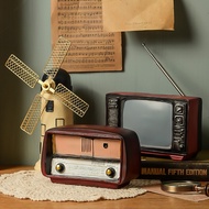 Model Of Windmill, vintage vintage vintage Style radio decor Bedroom, Living Room, Display Cabinet, cafe