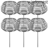 WISDOMEST 10pcs Bonsai Baskets, Stainless Steel With Spikes Gardening Fertilization Baskets, Portabl
