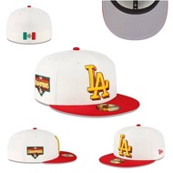 ฮิปฮอปไปตามแนวนอนNew Original The La Dodgers Fully Closed Large Size Male Baseball Cap Female Tide M