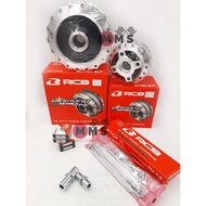 Yamaha LC135 SRL Lagenda Racing Boy Diamond Wheel Hub, RCB Lidi Spoke, Bearing, Collar Bush One Set 
