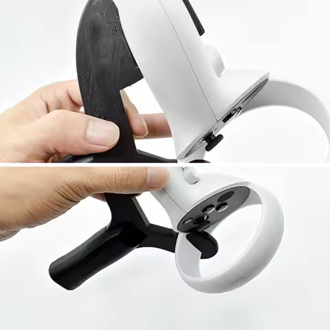L02-Table Tennis Paddle Grip Handle for Oculus Quest 2 Accessories Contact Controllers Table Tennis 