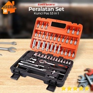PERALATAN Taffware Professional Tools 53in1 Wrench Set - CR-V53