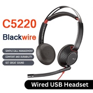 Plantronics Blackwire C5220 Wired Headsets Wired Noise Cancelling Headphone