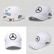 Mercedes-Benz LOGO Hat New Style Mercedes 44 Fleet Commemorative Baseball Cap F1 Car Fan Racing Suns