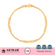 Gelang Emas Rantai Neora Chain Gold 10K Semar Nusantara