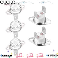 CUCKO 5pcs Thermostat, KSD301 Snap Disc Temperature Switch, Durable N.C Adjust 180°C/356°F Normally Closed Temperature Controller