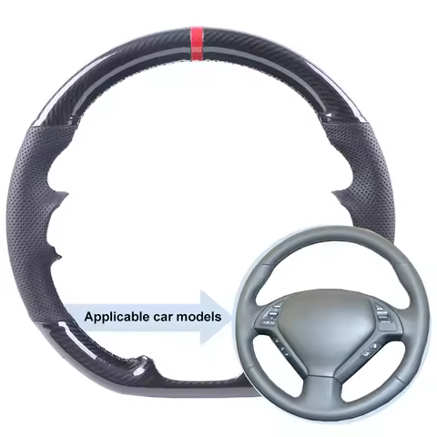 OEM Fit For Infiniti G37 G35 G25 EX35 EX25 EX37 Q60 QX50 Q40 IPL G Coupe Car Steering Wheel Cover Ca