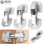 SUYO Cabinet Hinge, 90 Degree Hidden Spring Hinges, Noiseless Soft Close Concealed No Pre-drilled Furniture Hinge Kitchen