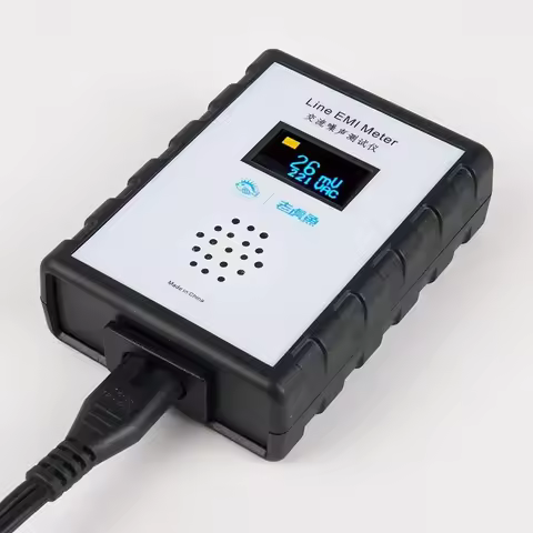 The Latest OLED Display Mains Noise Tester EMI Measuring Instrument Broadband AC Power Supply Ripple