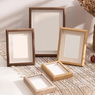 [in stock] Photo frame display stand, glass and wood, three-dimensional hollow design5Inch6789Inch A