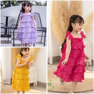 Girl's dress 12-35kg qc foam layered style