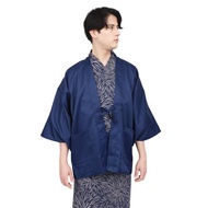 旅館羽織 男女兼用 日本 和服 羽織 外套 罩衫 藍 単品