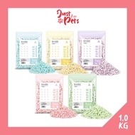 BUCATSTATE 1KG Absorbent Paper Litter Small Pet Bedding (Blue/Yellow/Pink/Purple/Green)