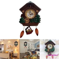 VALENTINE1 Cuckoo Bird House Wall Clock, Music Time Reporting Accurate Bird House Clock, Realistic Silent Plastic Battery Powered Cuckoo Chime Outdoor