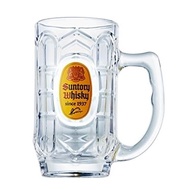 SUNTORY Square Gelas Mug สูง375มล. 2ชิ้น (ตรงจากญี่ปุ่น)