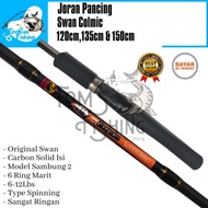 Terlaris! Joran Pancing Swan Colmic Carbon Solid 120cm-150cm (4-8Lbs)