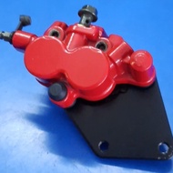 Demak DZM 200 - Rear Caliper Brake + Bracket + Disc Pad (Belakang) - OE PARTS