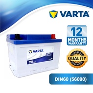 VARTA DIN60 (56090) Blue Dynamic Car Auto Battery for Volkswagen Polo, MK5, MK6, Mini Cooper, Peugeo