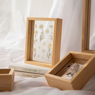 DIHUANTUO | Flower-pressed Double Glass Photo Frame 6x8 inch