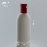 ขวดน้ำยาล้างปาก HDPE ทรงแบนพลาสติก ความจุต่างๆ วัสดุพลาสติก บรรจุภัณฑ์สำหรับอุปกรณ์ดูแลสุขภาพ