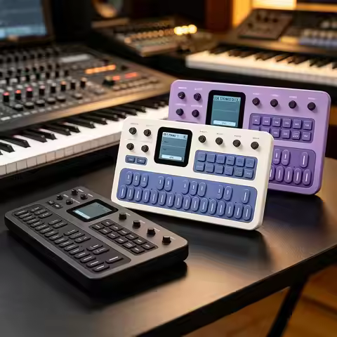M-Vave FM-1 Portable FM Synthesizer 12H Battery 6-Operator 32-Algorithm 128 Presets 27-Key Built-in