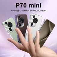 【Best Seller】100% Brand new 4G LTE Dual SIM Handphone Kecil P70 Mini 4.0" HD Screen 4GB RAM 64GB ROM