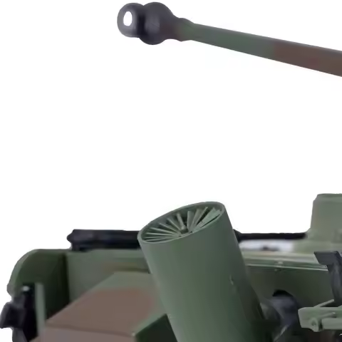 US Stock 1/16 2.4G RC Tank Model 3879 Heng Long 7.0 Plastic RTR Realistic Design Durable Build Panze