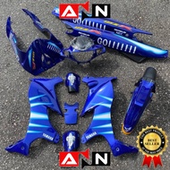 COVERSET ORIGINAL 125 Z/ZR BIRU GOGO HLY DAN VELOZI STICKER SIAP TAMPAL FREE EMBLEM DADA