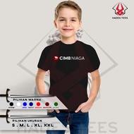 Children's T-shirt Bank CIMB Niaga Company Shirt Logo