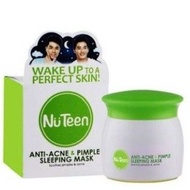 Nuteen Anti-Acne & Pimple Sleeping Mask Soothes Pimples & Acne 35g