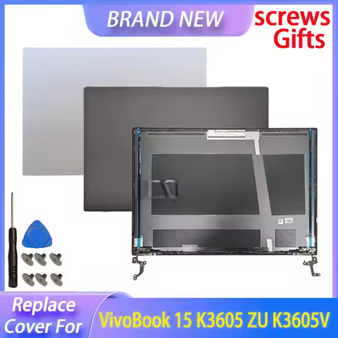 Non Touch Original Replace Cover For VivoBook 15 K3605 ZU K3605V Laptop LCD Screen Back Cover Hinges