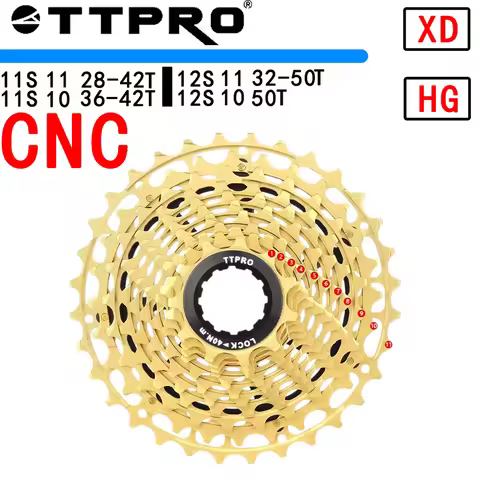 TTPRO MTB Bicycle 11 12 Speed Cassette 11-36/40/42/46/50/52T 11V12V Mountain Bike Sprocket K7 Chain 