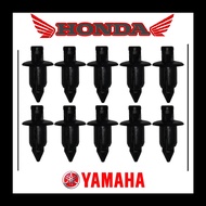 หมุดชุดสีแฟริ่ง หมุด RIVET  HONDA FORZA PCX ทุกรุ่น Honda รุ่นอื่น /YAMAHA P/N 90269-06816 NMAX XMAX GRAND FILANO QBIX FINO  หมุดยึดพลาสติก หมุดชุดสี ฮอนด้า ยามาฮ่า   ขนาด 6 มม. 10 ชิ้น
