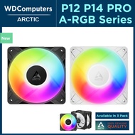 ARCTIC P12 Pro A-RGB/P14 Pro A-RGB Fan, PWM with Y-Cable Splitter 5V 3pin ARGB