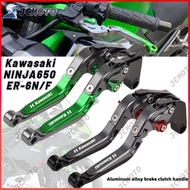 For Kawasaki Ninja650/Ninja 650R/ER6N/ER-6F/EX-6 Clutch Lever Brake Lever Set Adjustable Folding Han