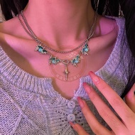 [New Product Special Offer] Opal Stone Opal Jewelry High-End Opal Stone Fire Color Opal Y2K Ice Blue