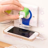[SG SELLER] [FREE SHIPPING] Wall Mobile Device Charging Suspended Watch Holder Handphone Hp Hook Phone Charging Bracket
