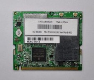 【筆電用BROADCOM 802.11ABG三頻 無線網路卡 Mini PCI 介面】