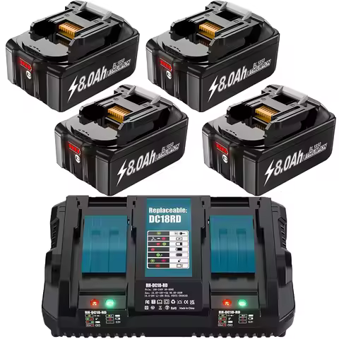 For Makita BL1830 Battery 18V 8000mAh Battery BL1830 BL1815 BL1860 BL1840 Tool Rechargeable Battery 