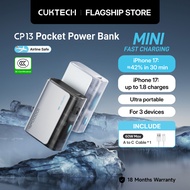 【3C  Certification】CUKTECH Mini Power Bank 10000mAh 30W Max Fastcharging Powerbank PD3.0 Digtal Disp
