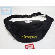 CYBERPUNK 2077 MEN'S SLING BAG, CYBERPUNK WAISTBAG, CYBERPUNK GAMING SLING BAG