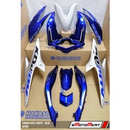 YAMAHA NVX155 V1 NVX V1 COVER SET AEROX BLUE SILVER #TANAM STICKER COVER SET