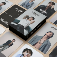 LINXX JungKook SEVEN Album Lomo Cards 55 Pcs Kpop Photocards Postcards Series  LINXX JungKook SEVEN 